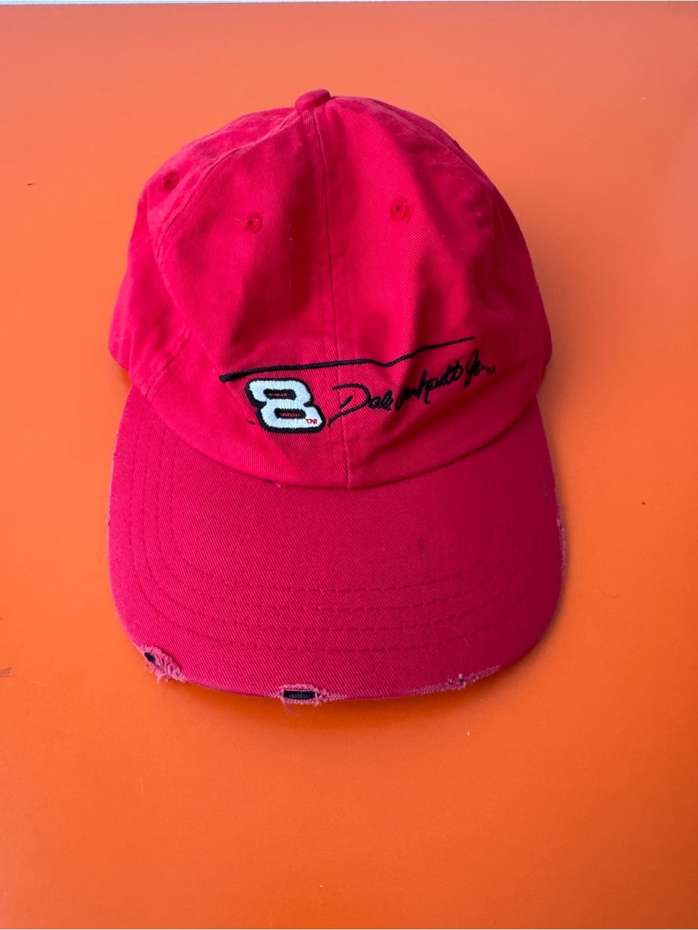 Dale Earnhardt Jr. # 8 Distressed Cap, Vintage ,24 Yrs Old, lightly worn.